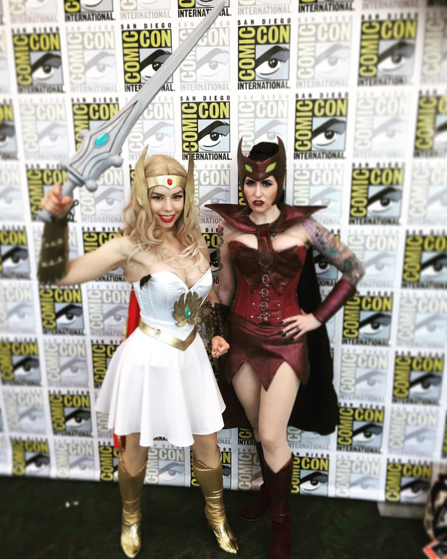 Ludella Hahn as She-Ra at SDCC 2017
