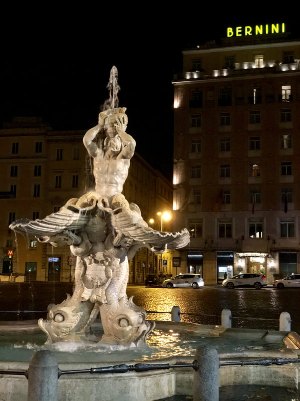 Bernini fountain Photo by Ludella Hahn